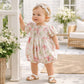 Baby Girls' Blush Bouquet Smocked Bubble Romper