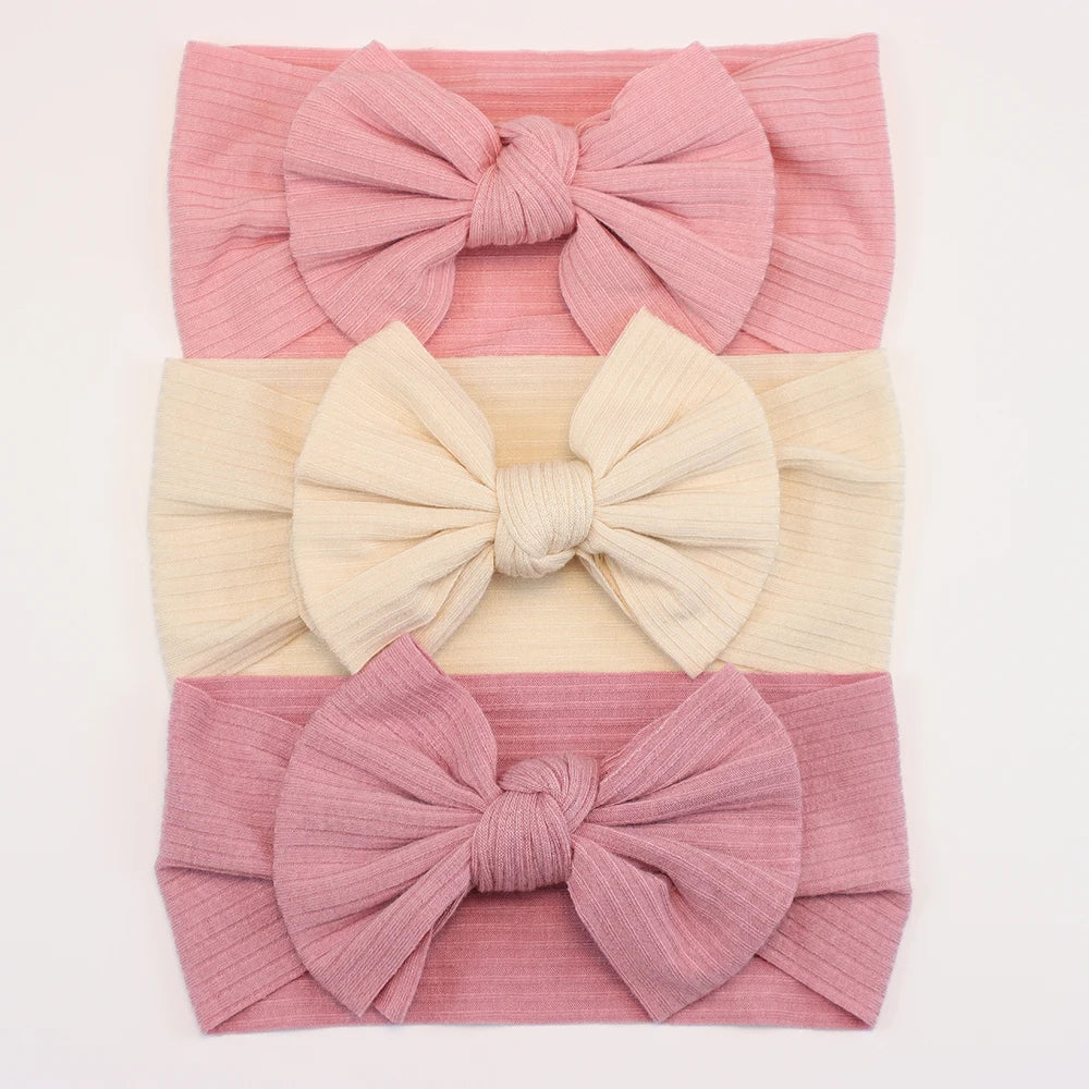Baby Girl Bow Headband Set (3-Pack)