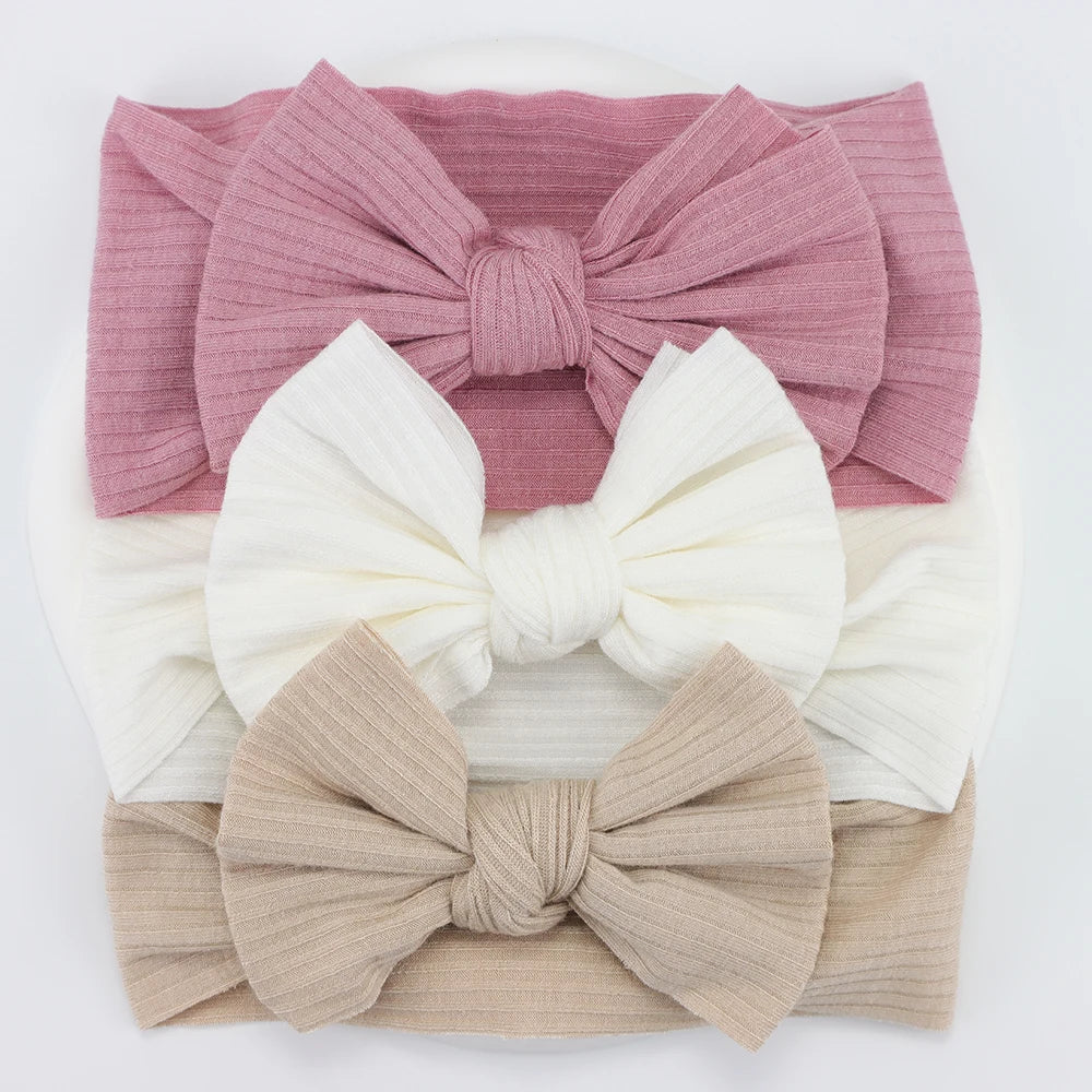 Baby Girl Bow Headband Set (3-Pack)