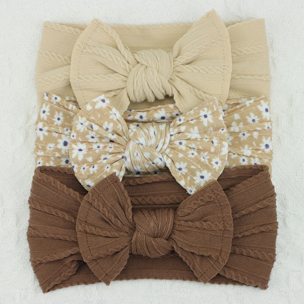 Baby Girl Bow Headband Set (3-Pack)