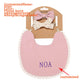Personalized Baby Bow Headband, Waterproof Bib & Burp Cloth Gift Set