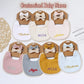 Personalized Baby Bow Headband, Waterproof Bib & Burp Cloth Gift Set