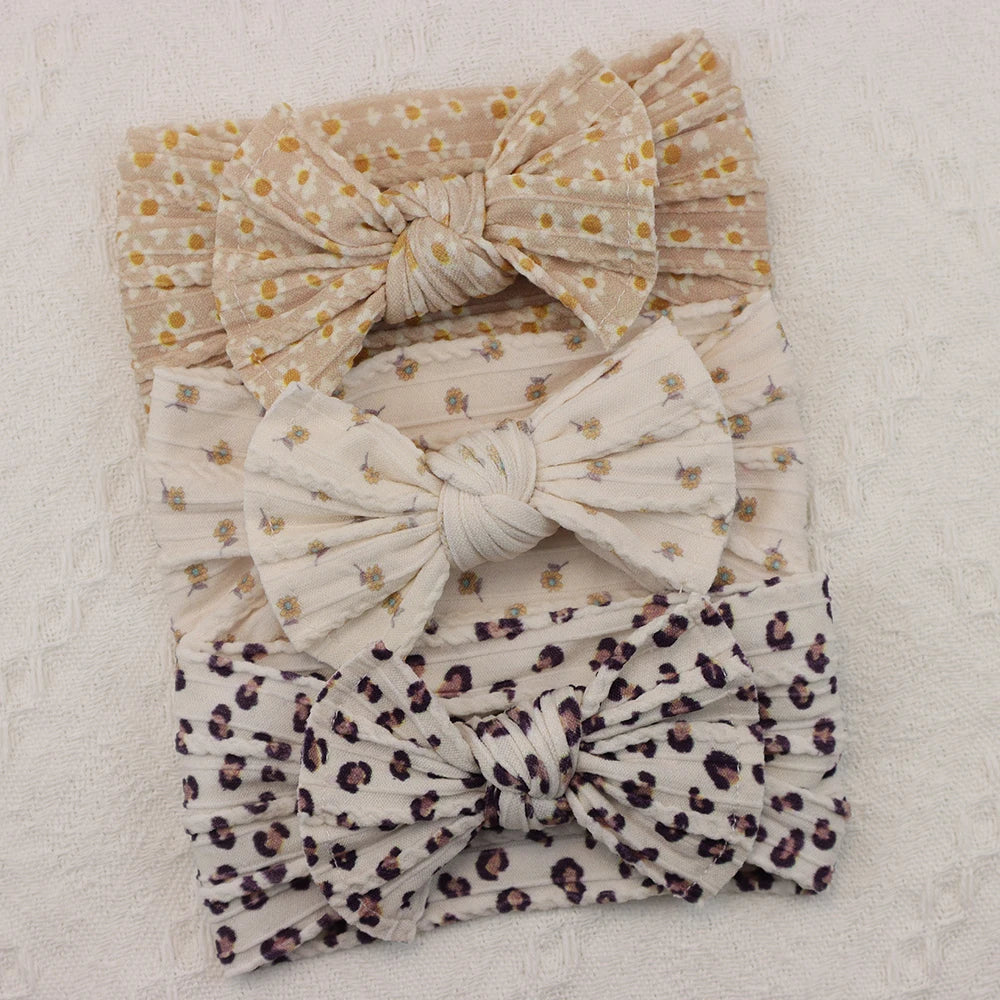 Baby Girl Bow Headband Set (3-Pack)