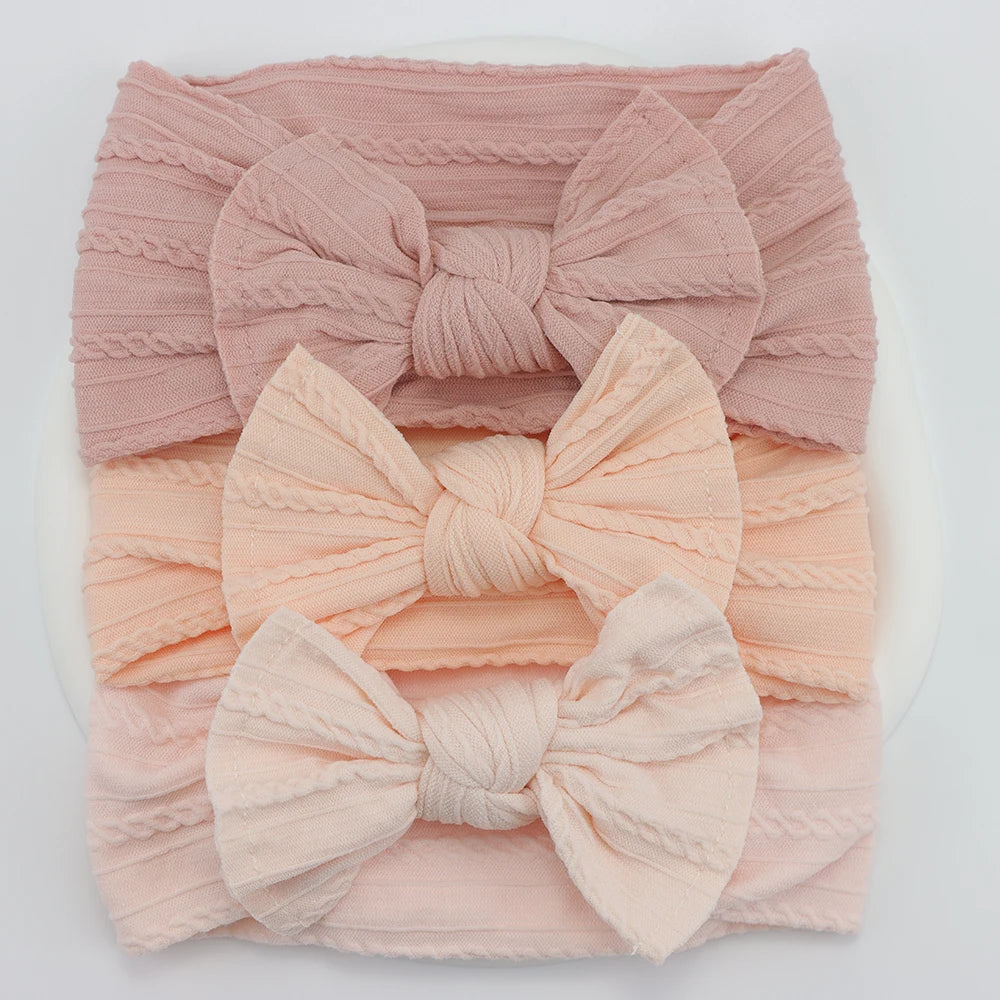 Baby Girl Bow Headband Set (3-Pack)