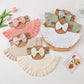 Baby Bow Headband & Ruffle Bib Set (2-Pack)