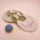 Personalized Baby Bow Headband, Waterproof Bib & Burp Cloth Gift Set
