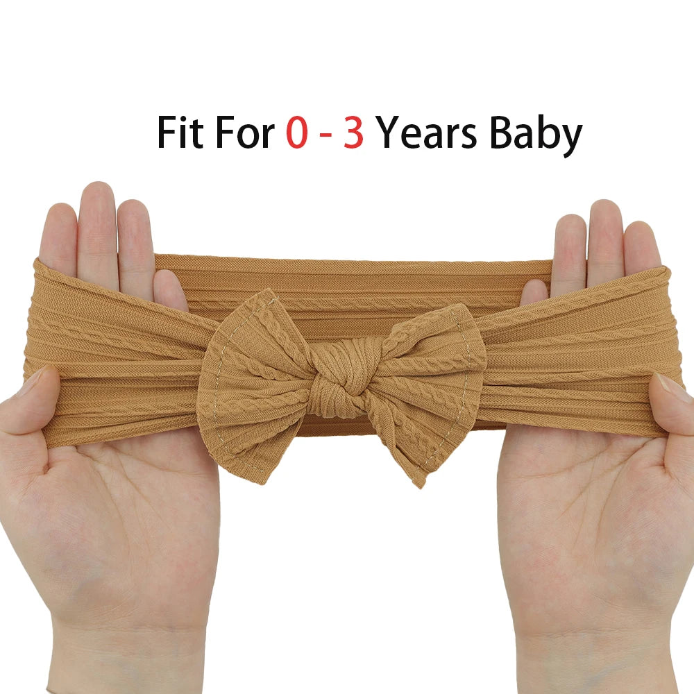 Baby Girl Bow Headband Set (3-Pack)