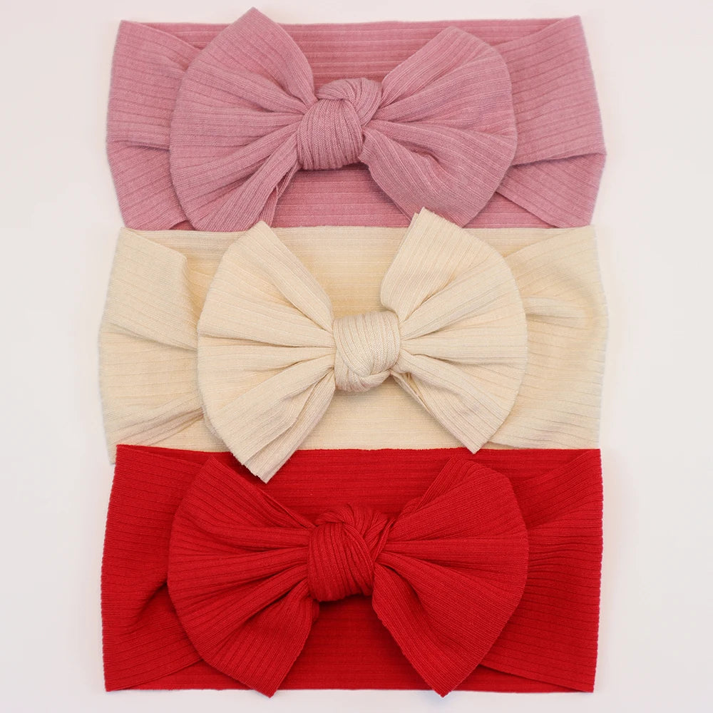 Baby Girl Bow Headband Set (3-Pack)