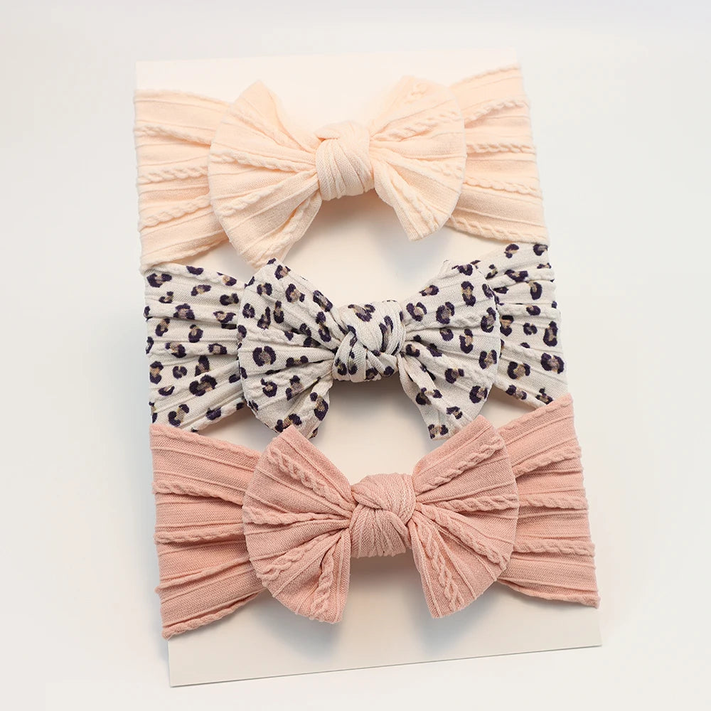 Baby Girl Bow Headband Set (3-Pack)