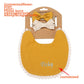 Personalized Baby Bow Headband, Waterproof Bib & Burp Cloth Gift Set