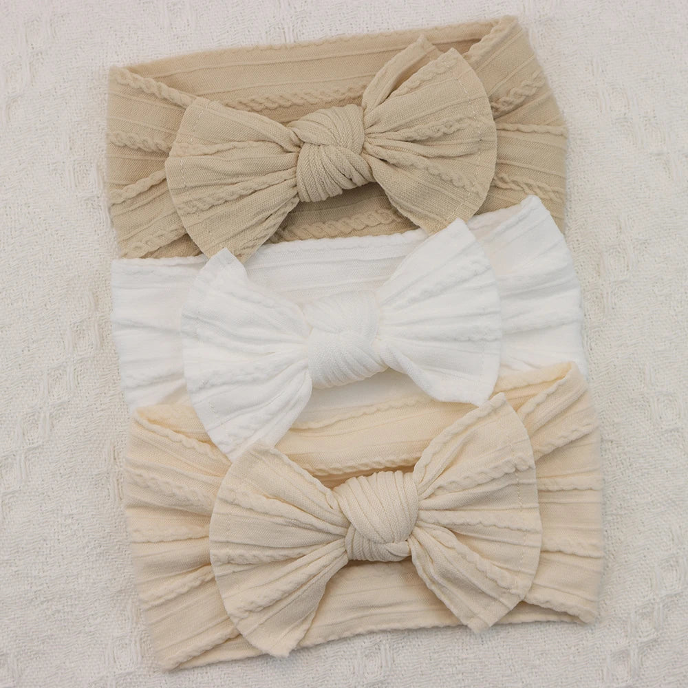 Baby Girl Bow Headband Set (3-Pack)