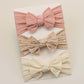 Baby Girl Bow Headband Set (3-Pack)