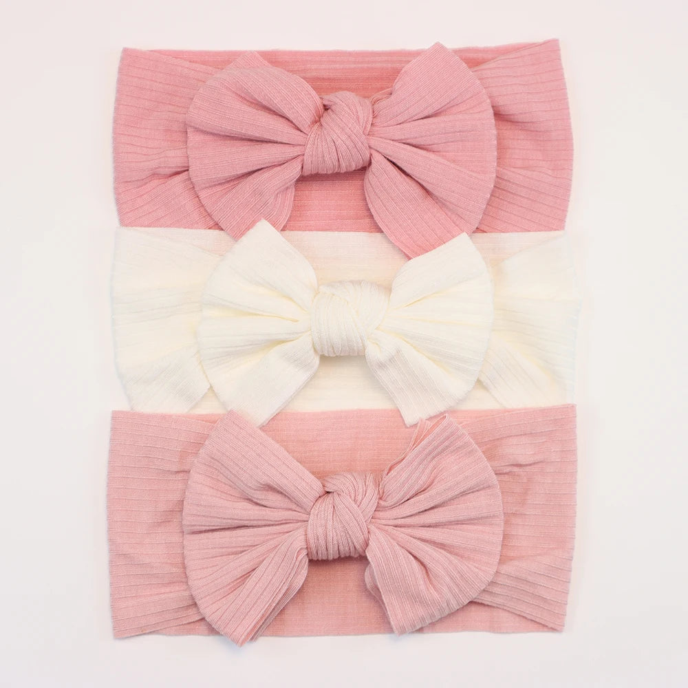 Baby Girl Bow Headband Set (3-Pack)