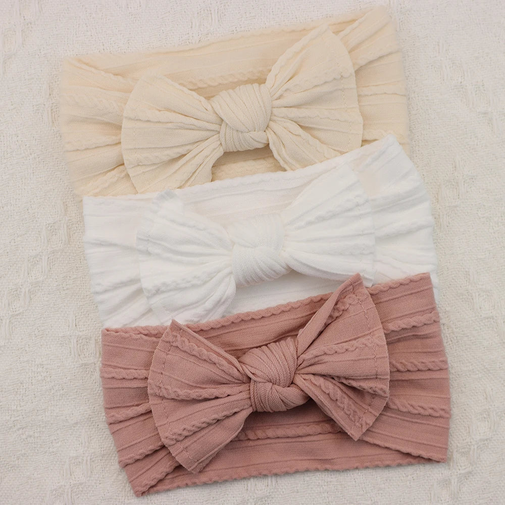 Baby Girl Bow Headband Set (3-Pack)
