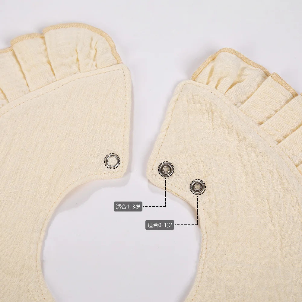 Baby Bow Headband & Ruffle Bib Set (2-Pack)