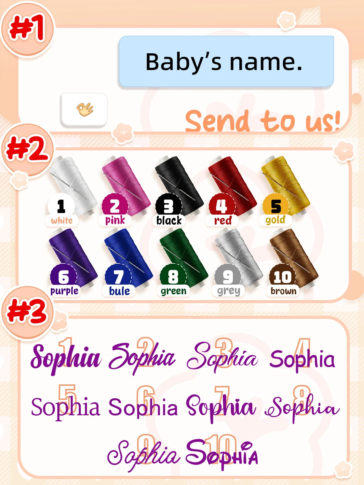 Personalized Baby Bow Headband, Waterproof Bib & Burp Cloth Gift Set