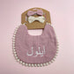 Personalized Baby Bow Headband, Waterproof Bib & Burp Cloth Gift Set