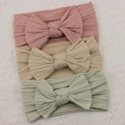 Baby Girl Bow Headband Set (3-Pack)
